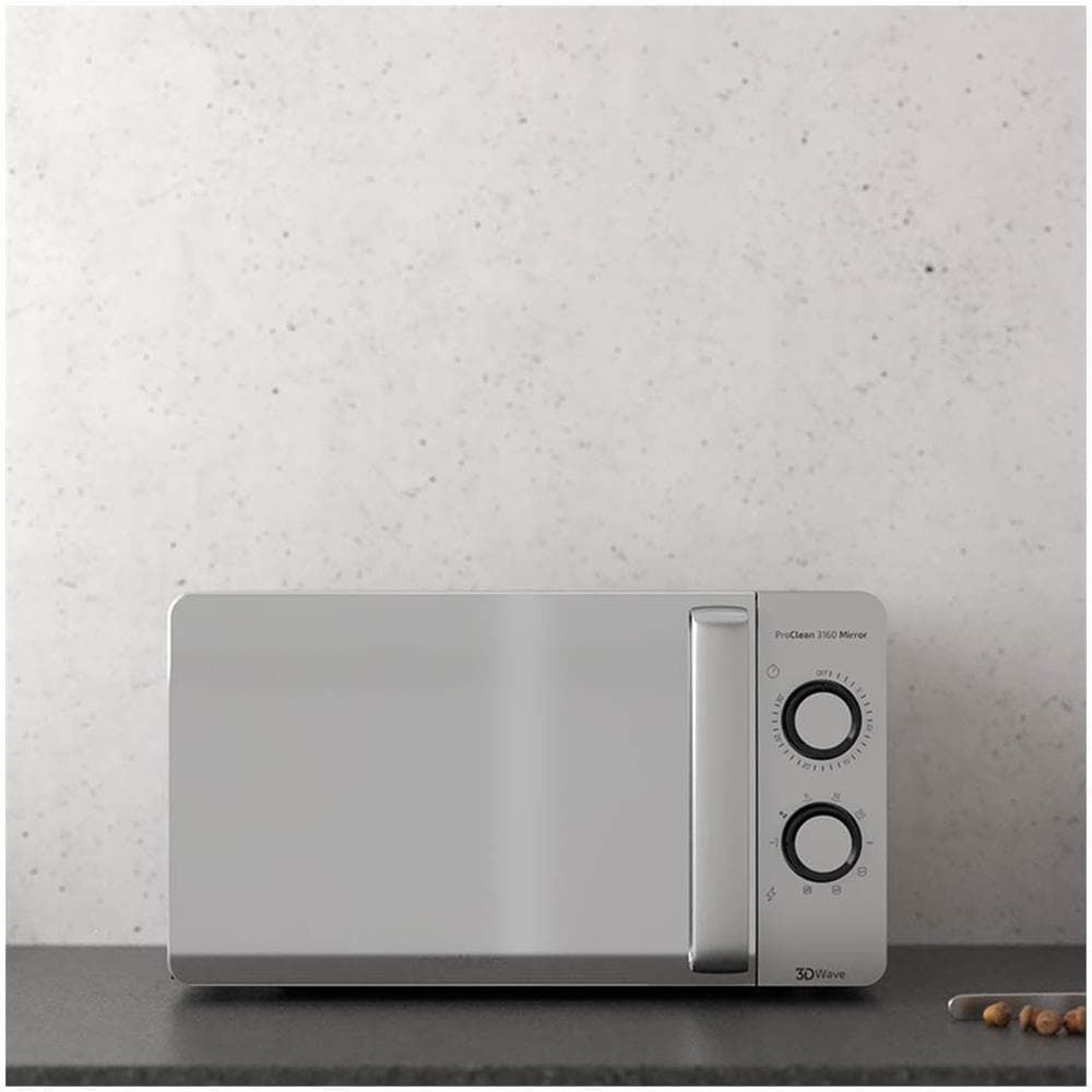 Design Elegante con frontale effetto specchio Cecotec Microonde Proclean 5020 Mirror