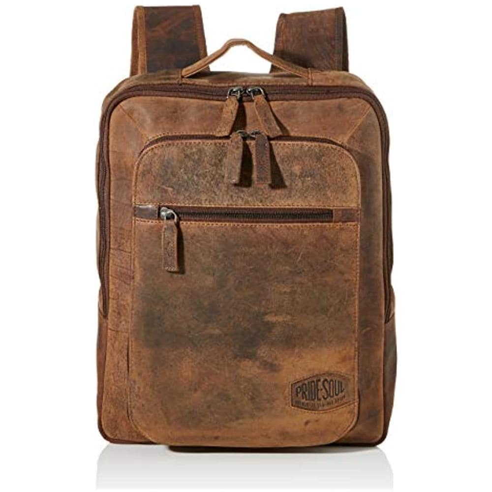 rucksack Jester, Laptoprucksack Lederunisex - Adultozainimarrone (brown) 13.5x31x40 Centimeters (b X H X T)  - Foto 4