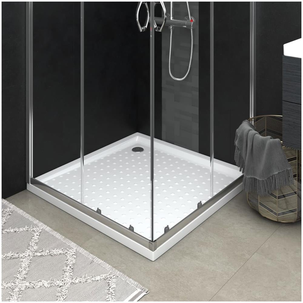 Piatto Doccia Con Superficie Puntinata Bianco 90x90x4 Cm In Abs - Foto 1