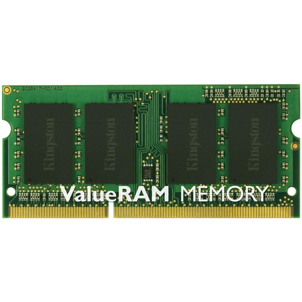 Modulo Memoria Kingston ValueRAM KVR1333D3S9/1G - 1 GB (1 x 1 GB) - DDR3 SDRAM - 1333 MHz - Non-ECC - Unbuffered - CL9 - 204-pin SoDIMM - Foto 2