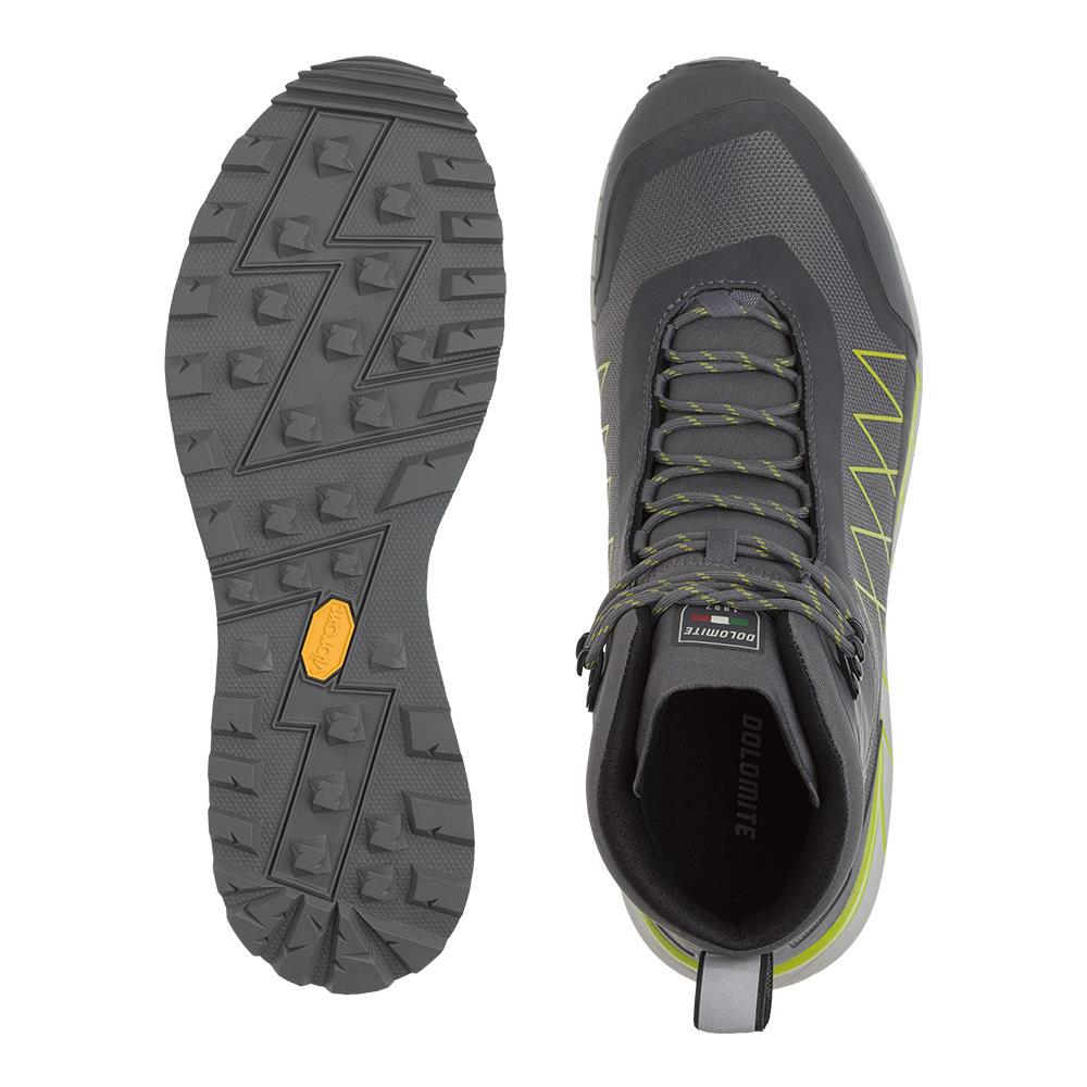 Scarponi Croda Nera Hi Gtx Trekking Gore-tex® Uomo - Gunmetal Grey-lime Green Uk 9.5 - Foto 1