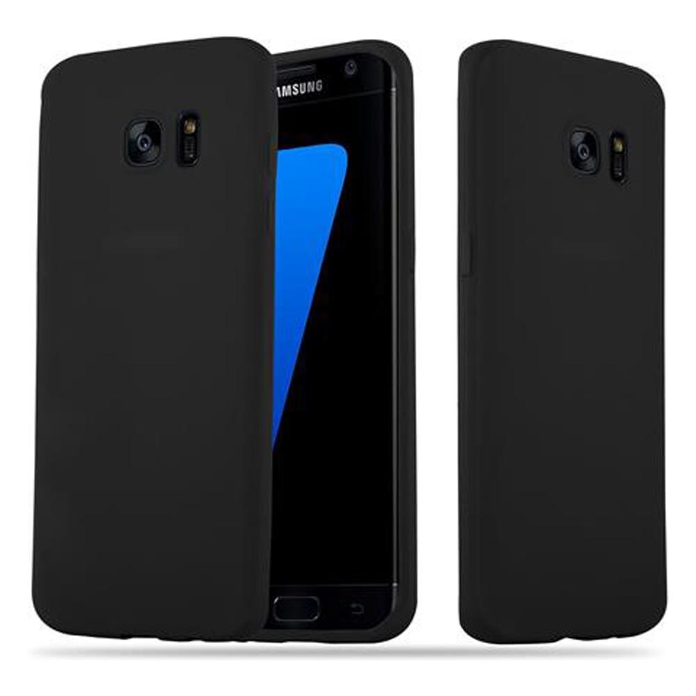 Custodia Compatibile Con Samsung Galaxy S7 Edge In Candy Nero - Coperchio Protettivo In Silicone Tpu Flessibile - Foto 1