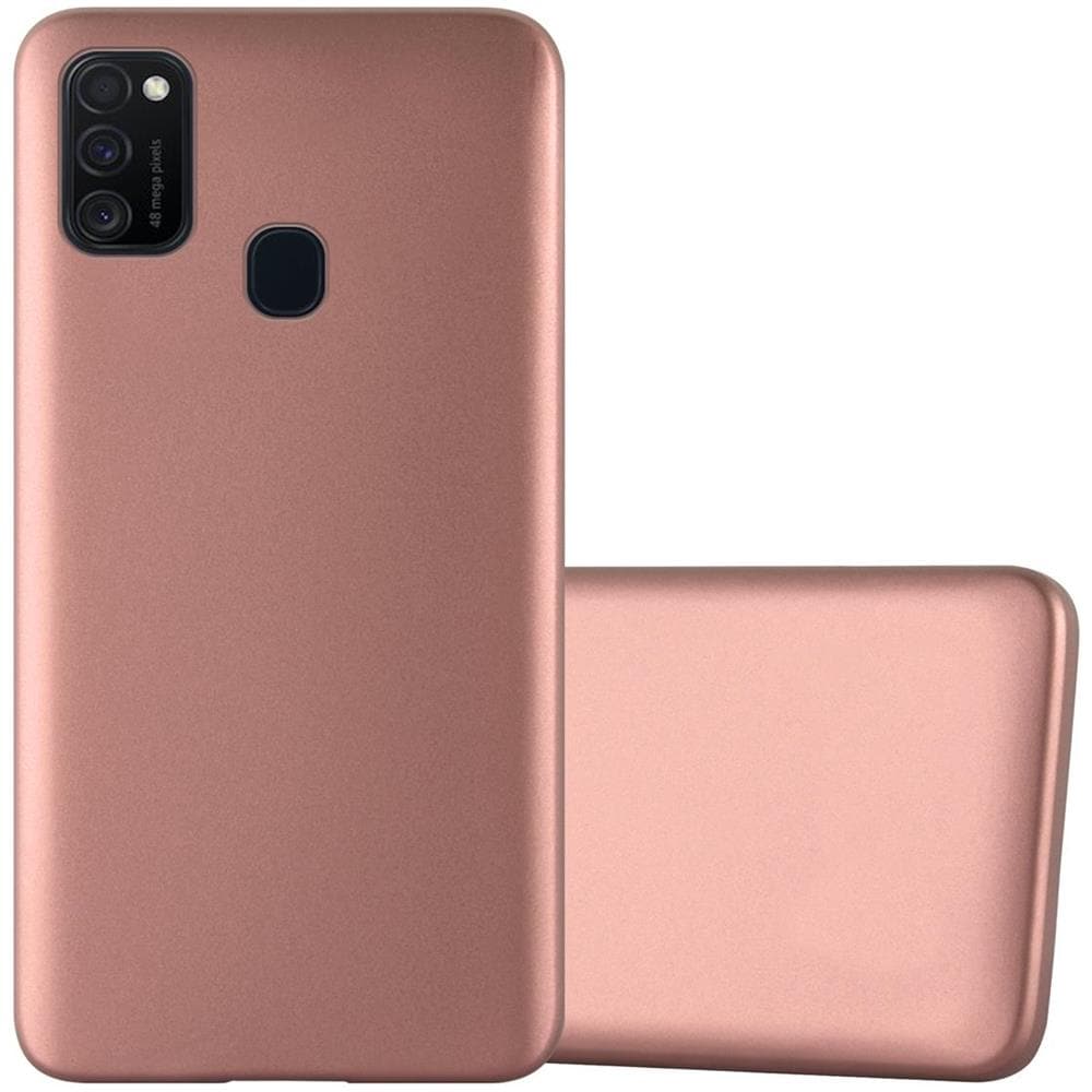 Custodia Compatibile Con Samsung Galaxy M21 / M30s In Oro Rosa Metallico - Coperchio Protettivo In Silicone Tpu Flessibile - Foto 1