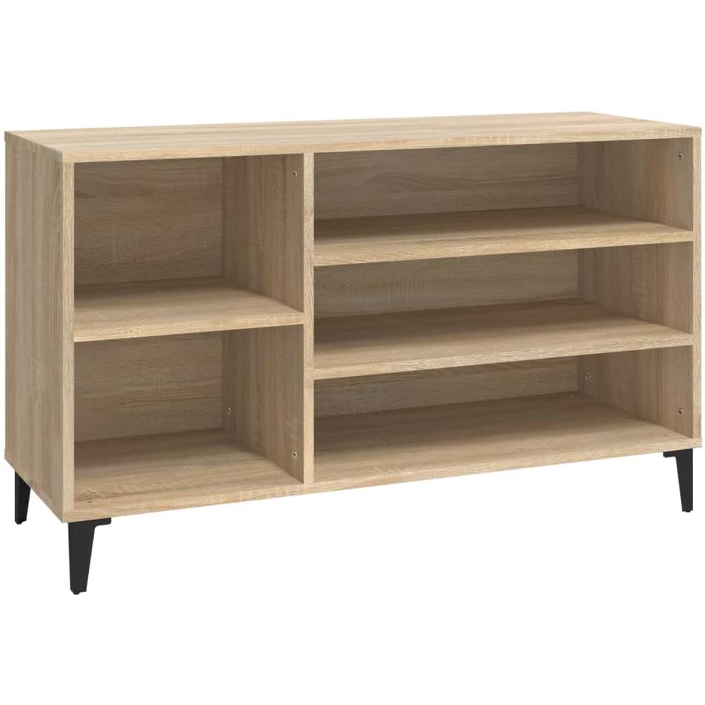 Scarpiera Rovere Sonoma 102x36x60 Cm In Legno Multistrato - Foto 1