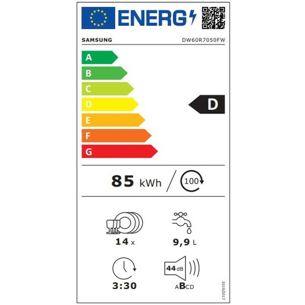 Lavastoviglie DW60R7050FW Libera Installazione Classe D Capacità 14 Coperti - Foto 2