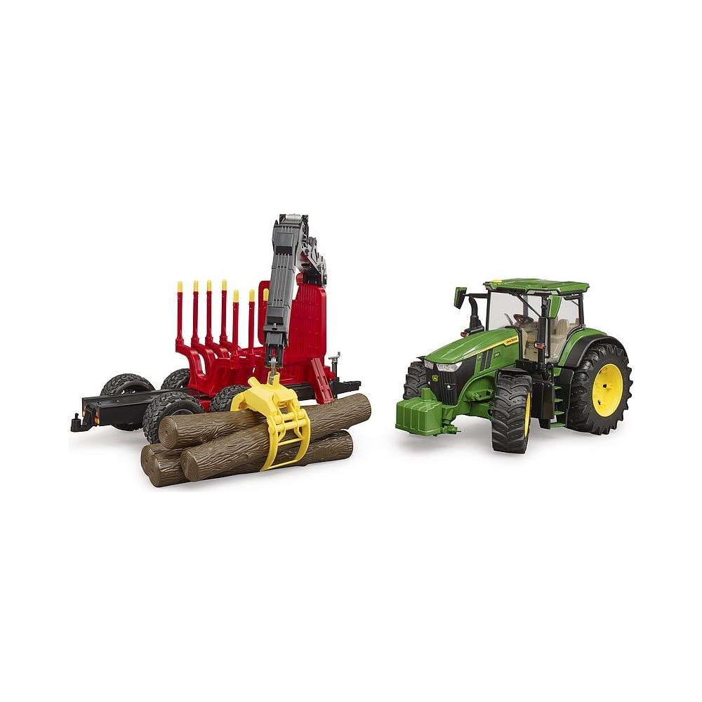 Trak John Deere 7r350 Mit Rckeanhnger 4 Baumstme (03154) (03154) - Foto 4