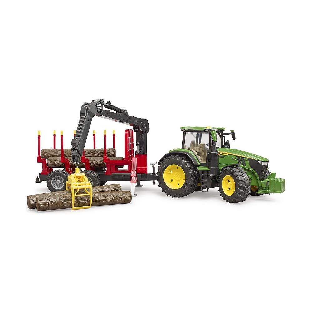 Trak John Deere 7r350 Mit Rckeanhnger 4 Baumstme (03154) (03154) - Foto 2