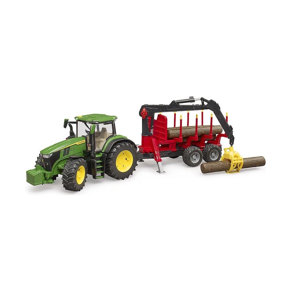 Trak John Deere 7r350 Mit Rckeanhnger 4 Baumstme (03154) (03154) - Foto 1