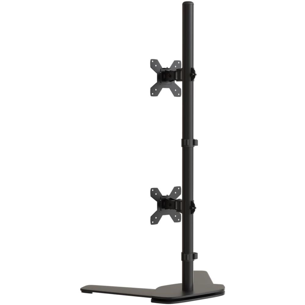 Supporto Per Monitor Doppio In Acciaio Nero Vesa 75/100 Mm - Foto 8