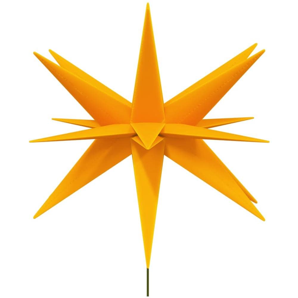 Luci Di Natale Con Picchi E Led 3 Pz Pieghevoli Gialle 35 Cm - Foto 2