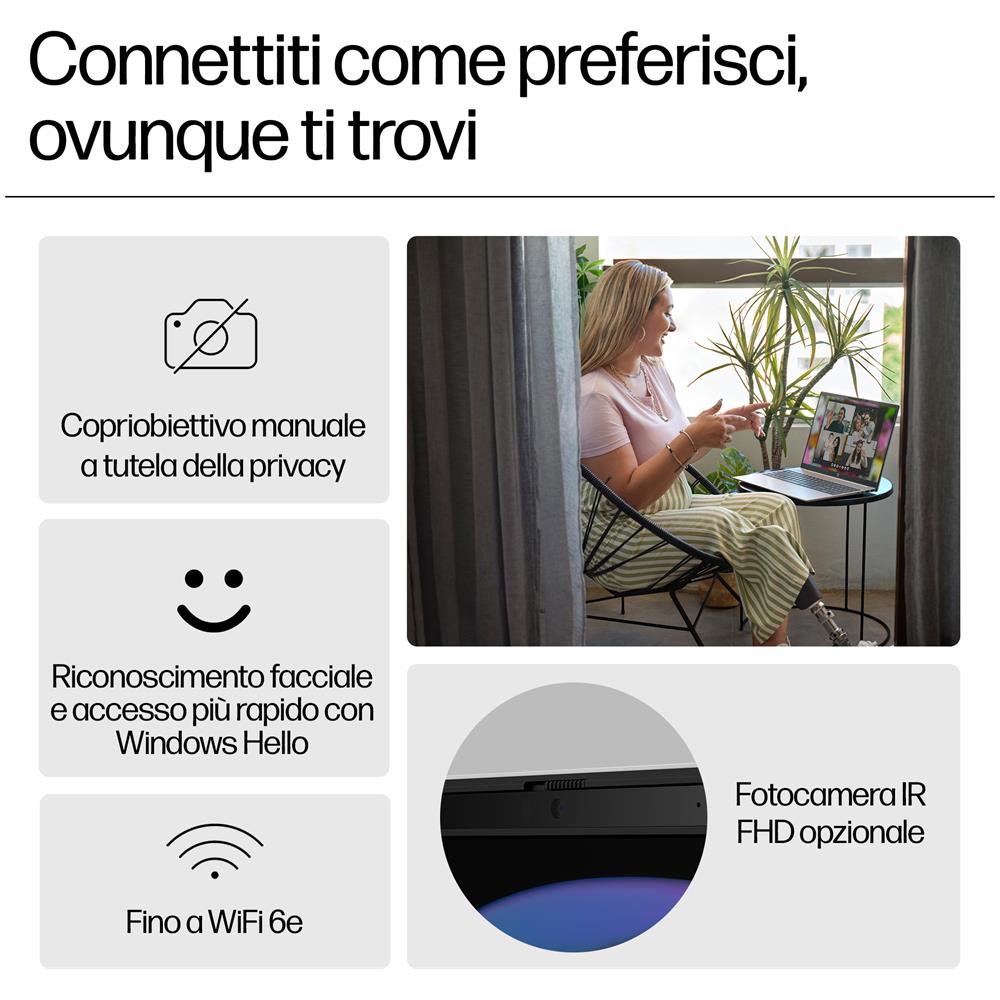 Notebook 16-AF0013NL Monitor 16” IPS Intel Core Ultra 7 155U WUXGA 16 GB 1 TB SSD 1xusb 3.0 2x usb-c Windows 11 Home - Foto 11