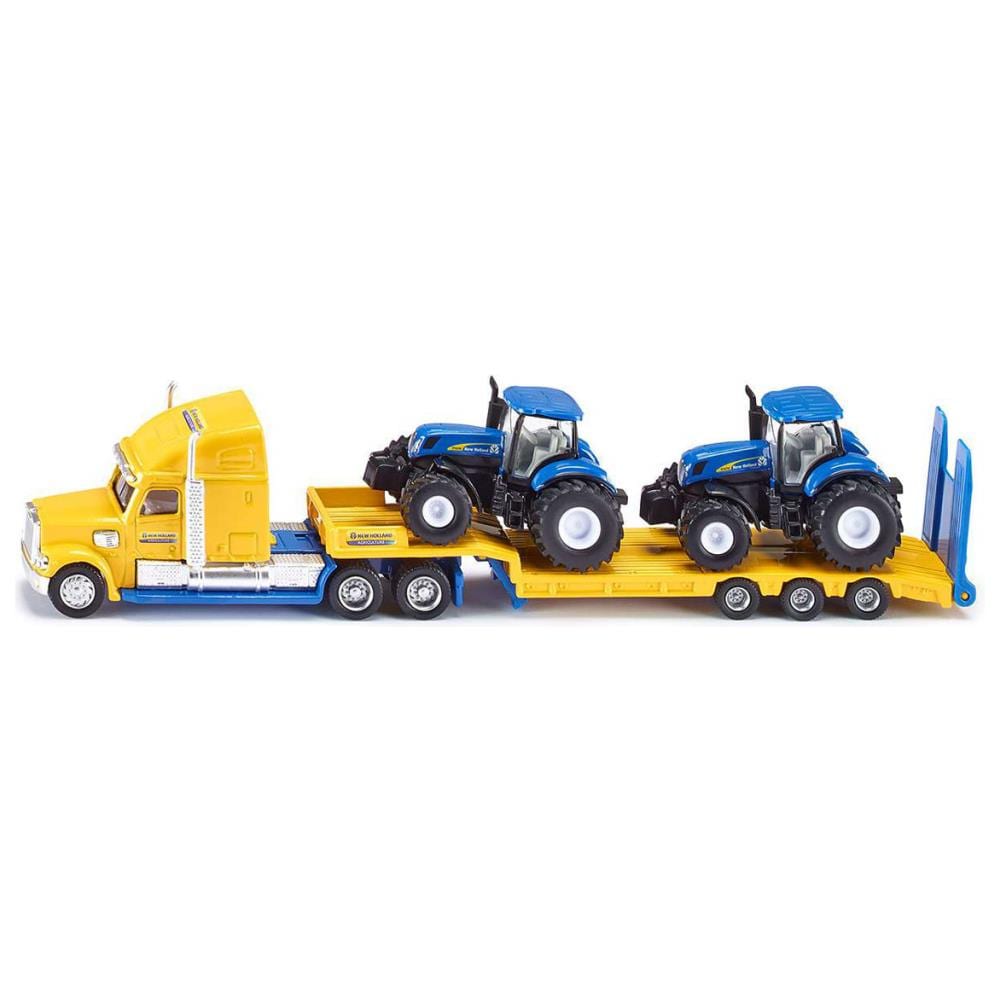 DieCast 1:87 Camion con Rimorchio con 2 Trattori New Holland 1805 - Foto 2