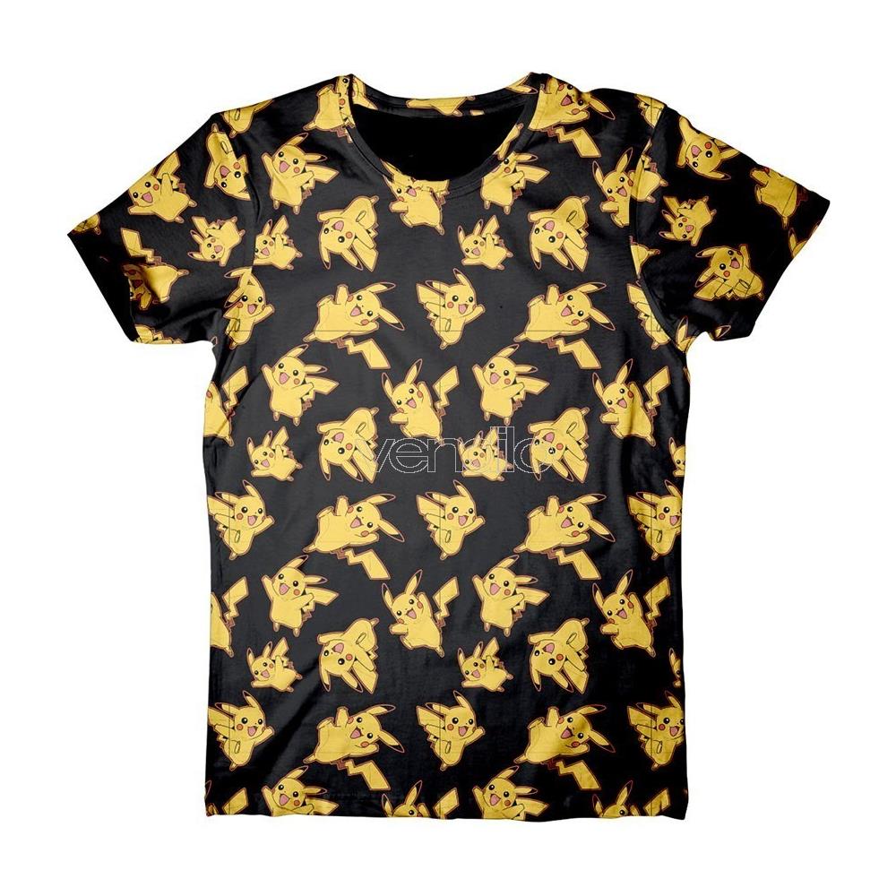 Pokemon - Pikachu Allover Print (T-Shirt Unisex Tg. M) - Foto 2