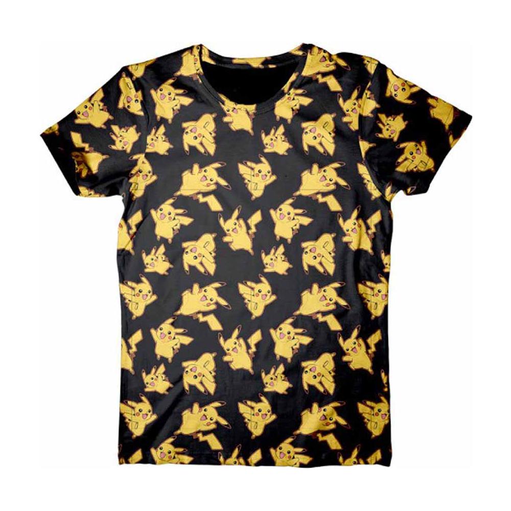 Pokemon - Pikachu Allover Print (T-Shirt Unisex Tg. M) - Foto 1