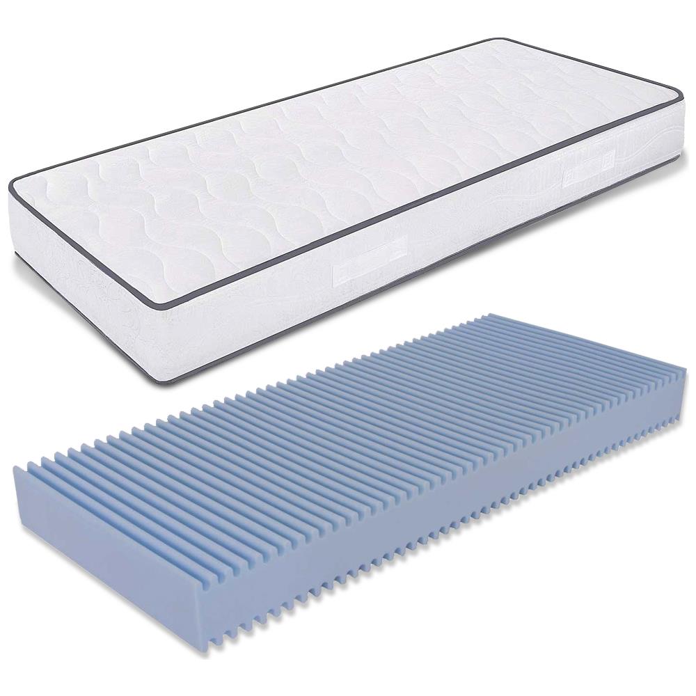 Materasso Singolo In Poliuretano Alto 20 Cm Water Foam Non Sfoderabile 85x190. Modello: Primavera H 20 - Foto 1