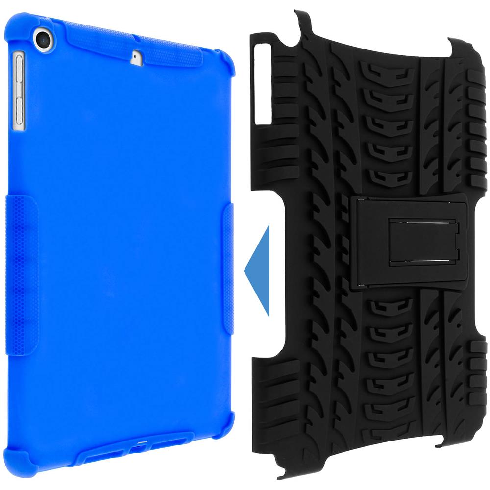 Cover Per Apple Ipad 9.7 (2017) - Protezione Antishock Doppio Strato Blu - Foto 4