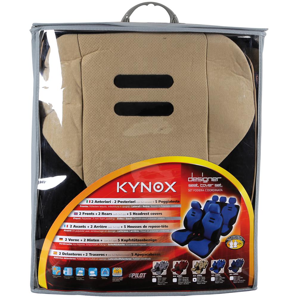 Set Fodere Kynox Nero+beige Coordinate, In Microfi - Foto 4