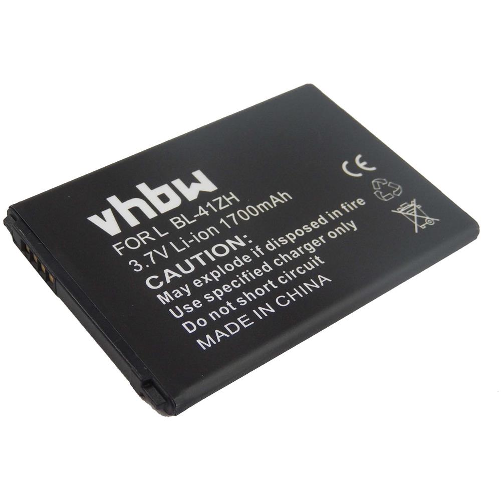 Li-ion Batteria 1700mah (3.7v) Per Cellulari E Smartphone Lg L21g, L21g Sunset. Come Bl-41zh, Eac62378407. - Foto 1
