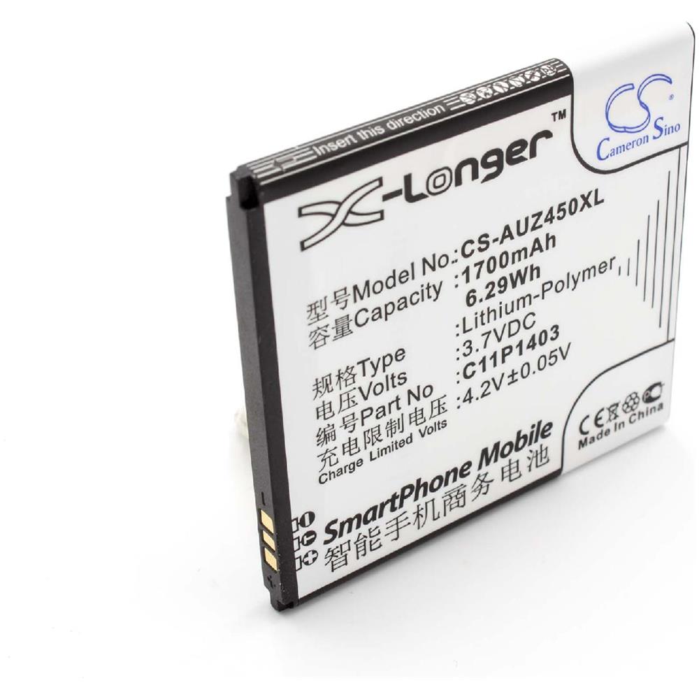 Litio-polimeri Batteria 1700mah (3.7v) Per Cellulari E Smartphone Asus Zenfone 4.5, A450cg - Foto 1