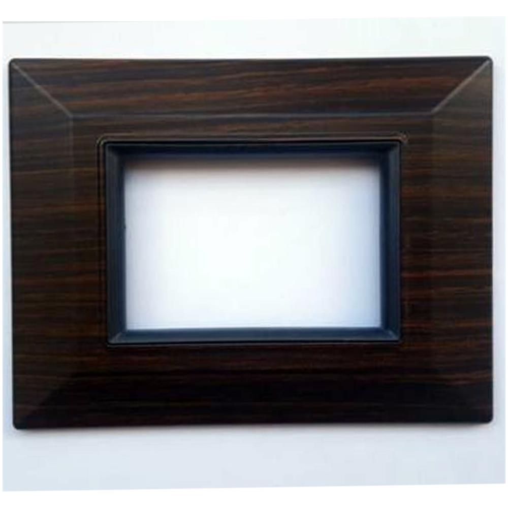 Placca Placchetta Placchette Compatibili Per Serie Axolute Sq Colorate - Legno Scuro 4 - Foto 1