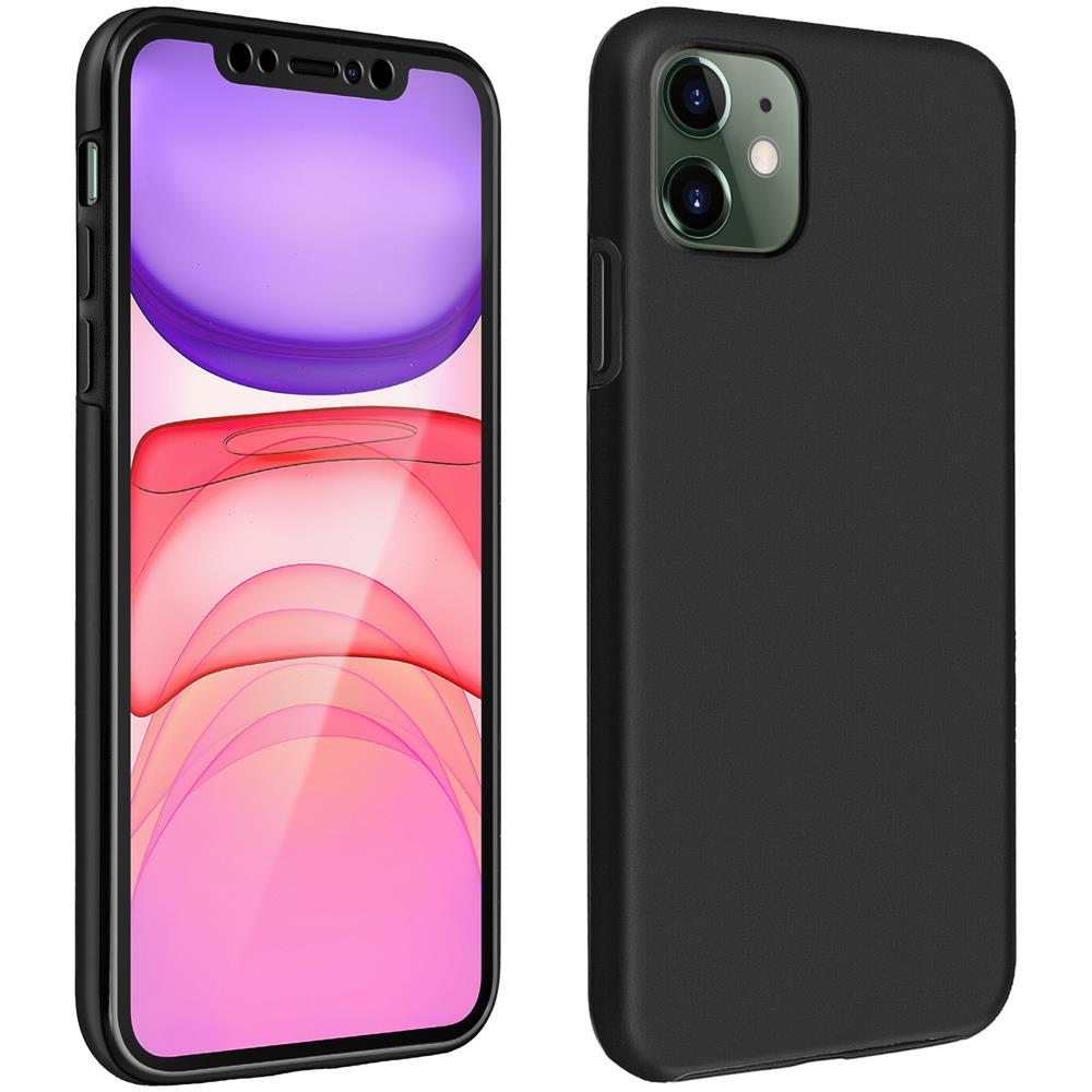 Cover Apple Iphone 11 Silicone Fronte Retro Nero - Foto 5