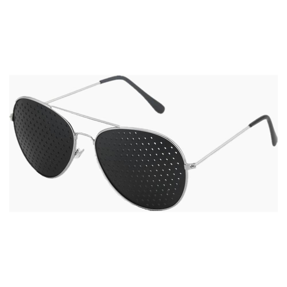 SLOWMOOSE - 1 Pz Occhiali Da Sole Anti-miopia Con Foro Per Esercizi  Oculari, Miglioramento Della Vista, Guarigione Naturale - Cornice Dorata [  telaio Scheggia] - ePRICE