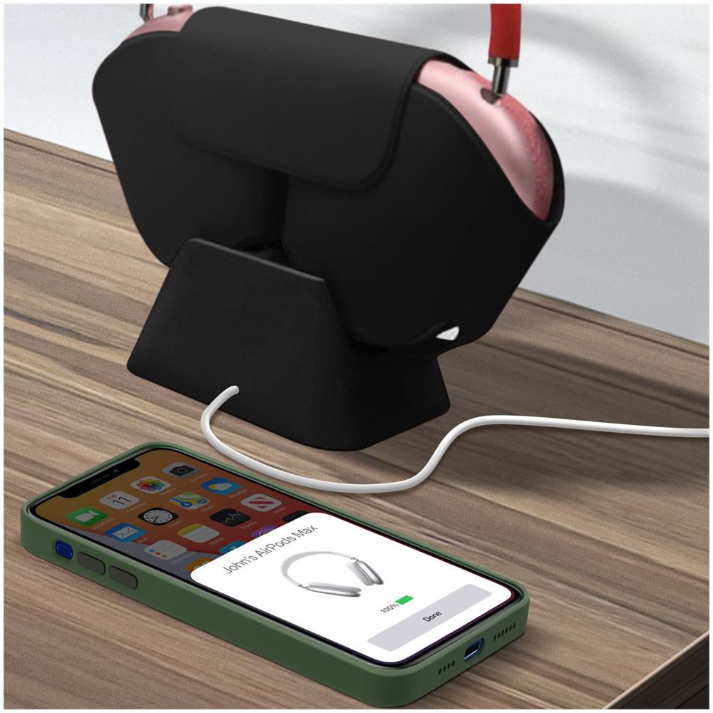 Custodia Airpods Max Multistrato Chiusura Magnetica Soft-touch Sottile Rossa - Foto 5
