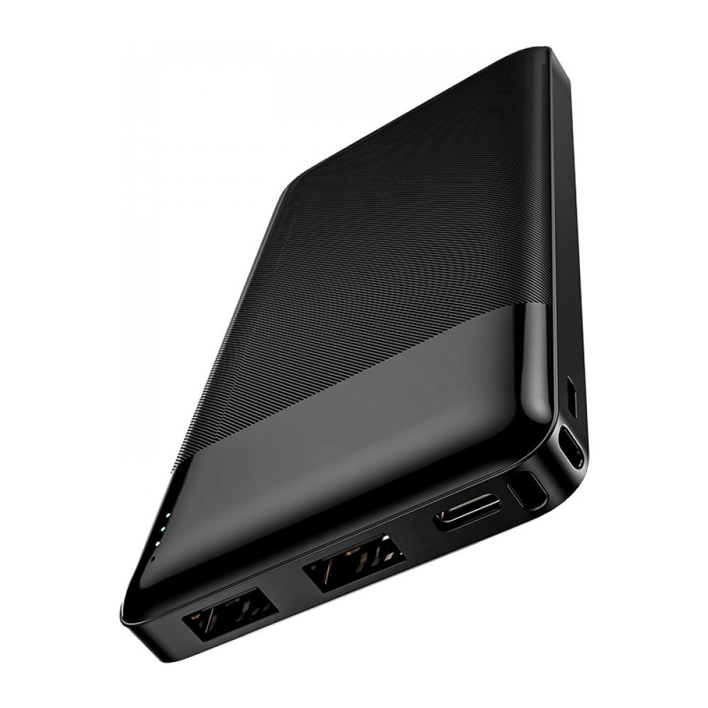Power Bank 10000mah 2xusb 2a 2 Input Con Indicatore Led - Black - Foto 1