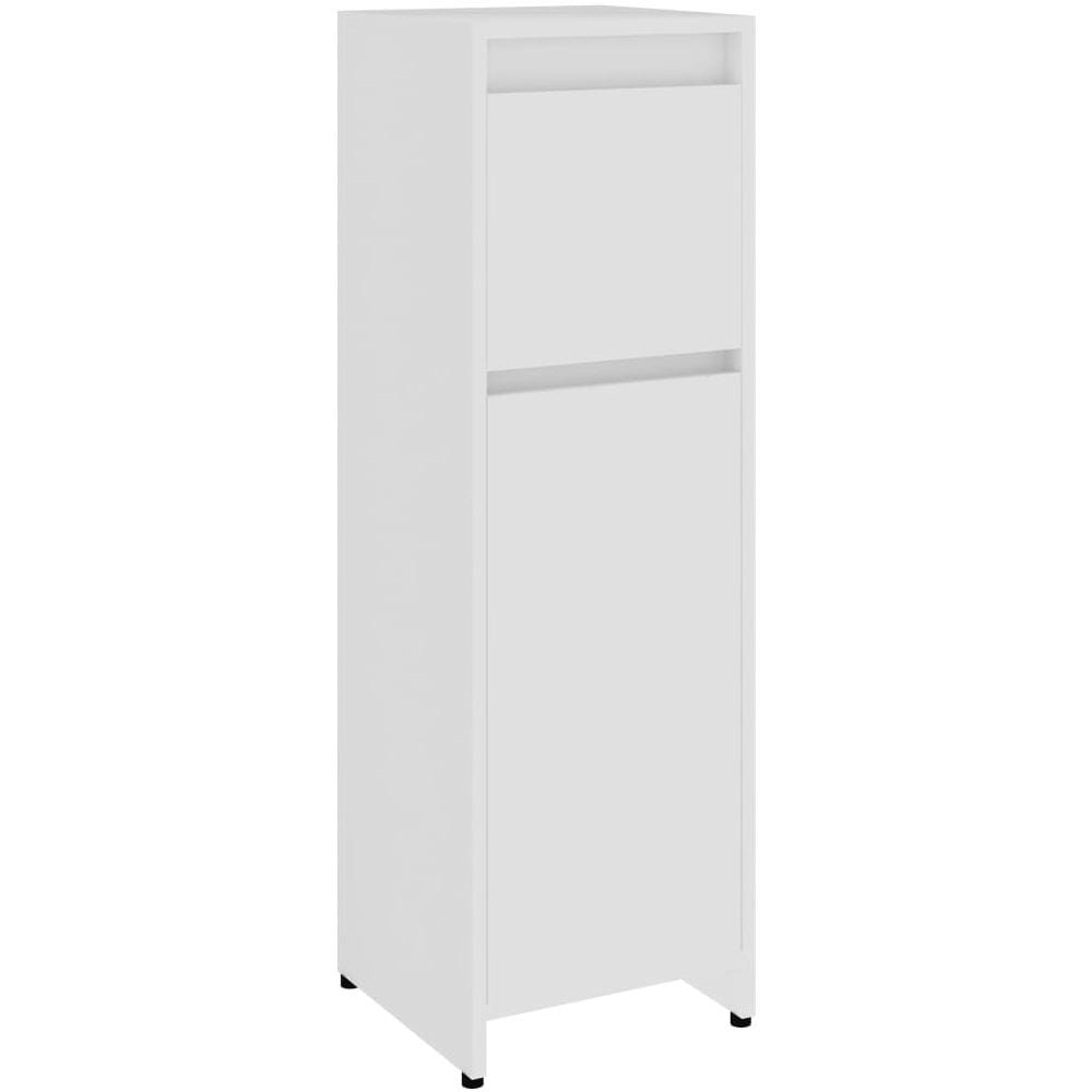 Armadio da Bagno Bianco 30x30x95 cm in Legno Multistrato - Foto 2