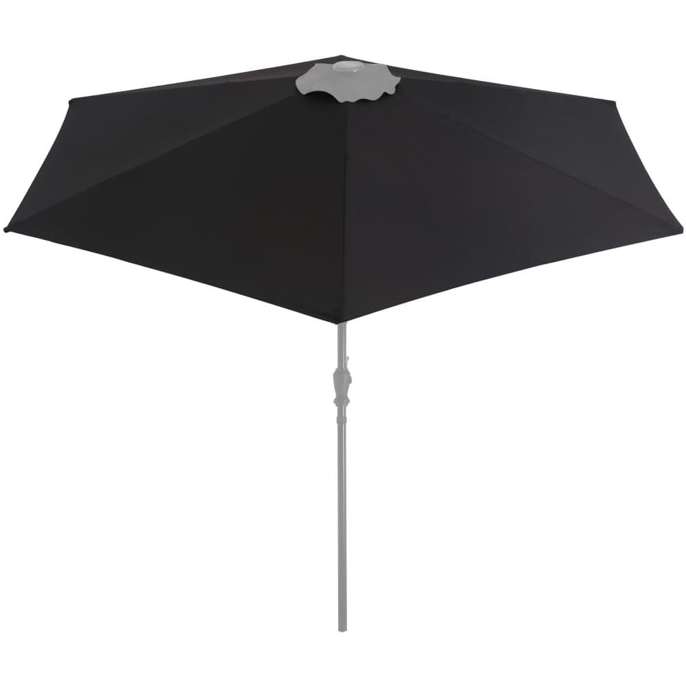 Telo di Ricambio per Ombrellone Nero 300 cm - Foto 2