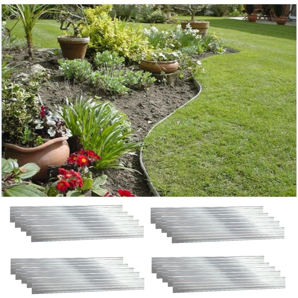 Cordoli Per Aiuole Altezza: 14 Cm, Lunghezza: 20 M | Bordure Per Aiuole Green Universe | Aiuole Giardino - Foto 1