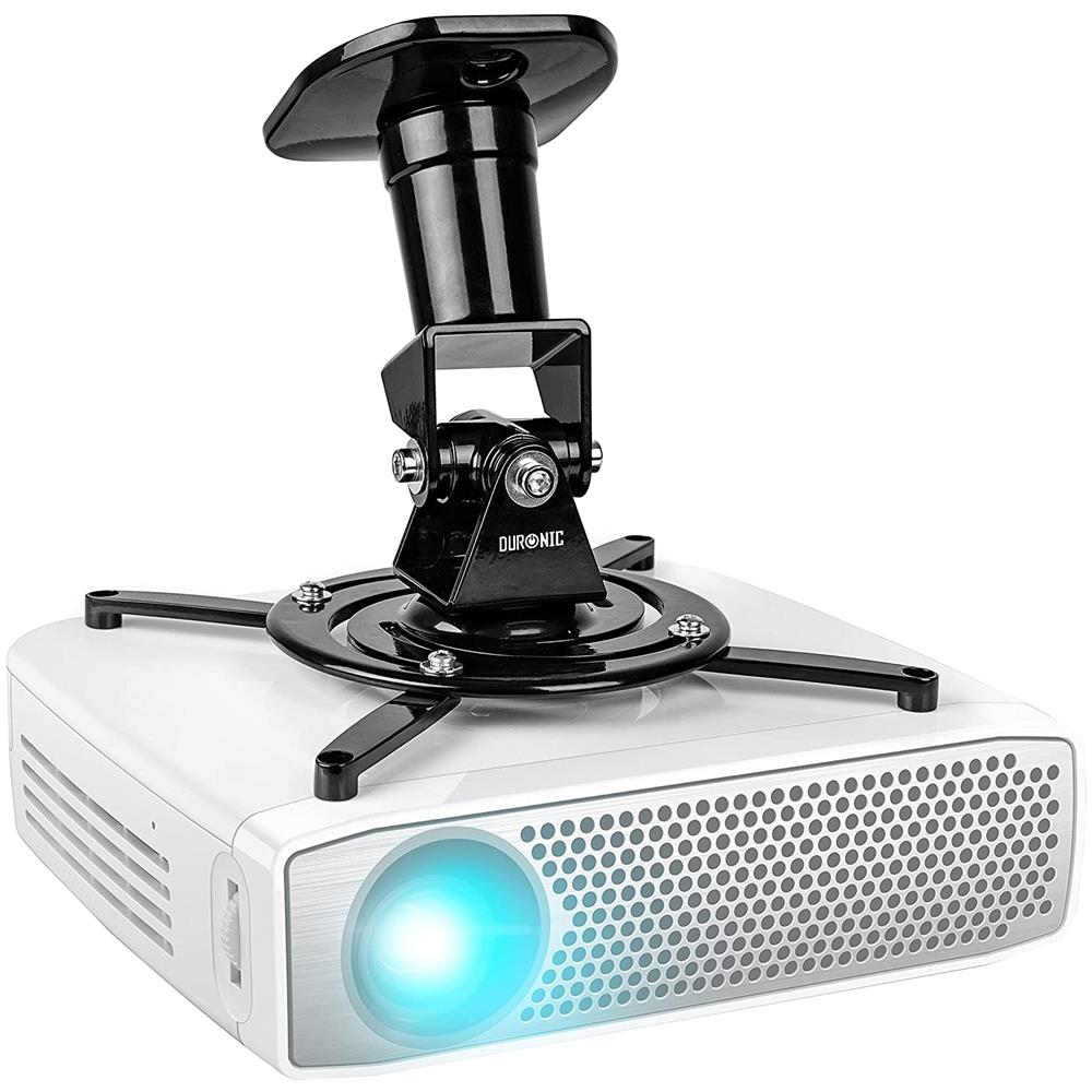 Pb01xb Supporto Universale Per Proiettore 10kg Distanza Dal Soffitto 218mm Montaggio Parete / Muro / Soffitto Staffa Videoproiettore Per Casa Ufficio Sale Riunioni - Foto 1