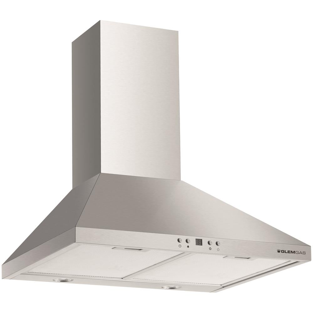 Cappa a Parete GHP664IX Aspirazione 729 m³ /h Filtri carbone 2 spot led da 4 W - Foto 1