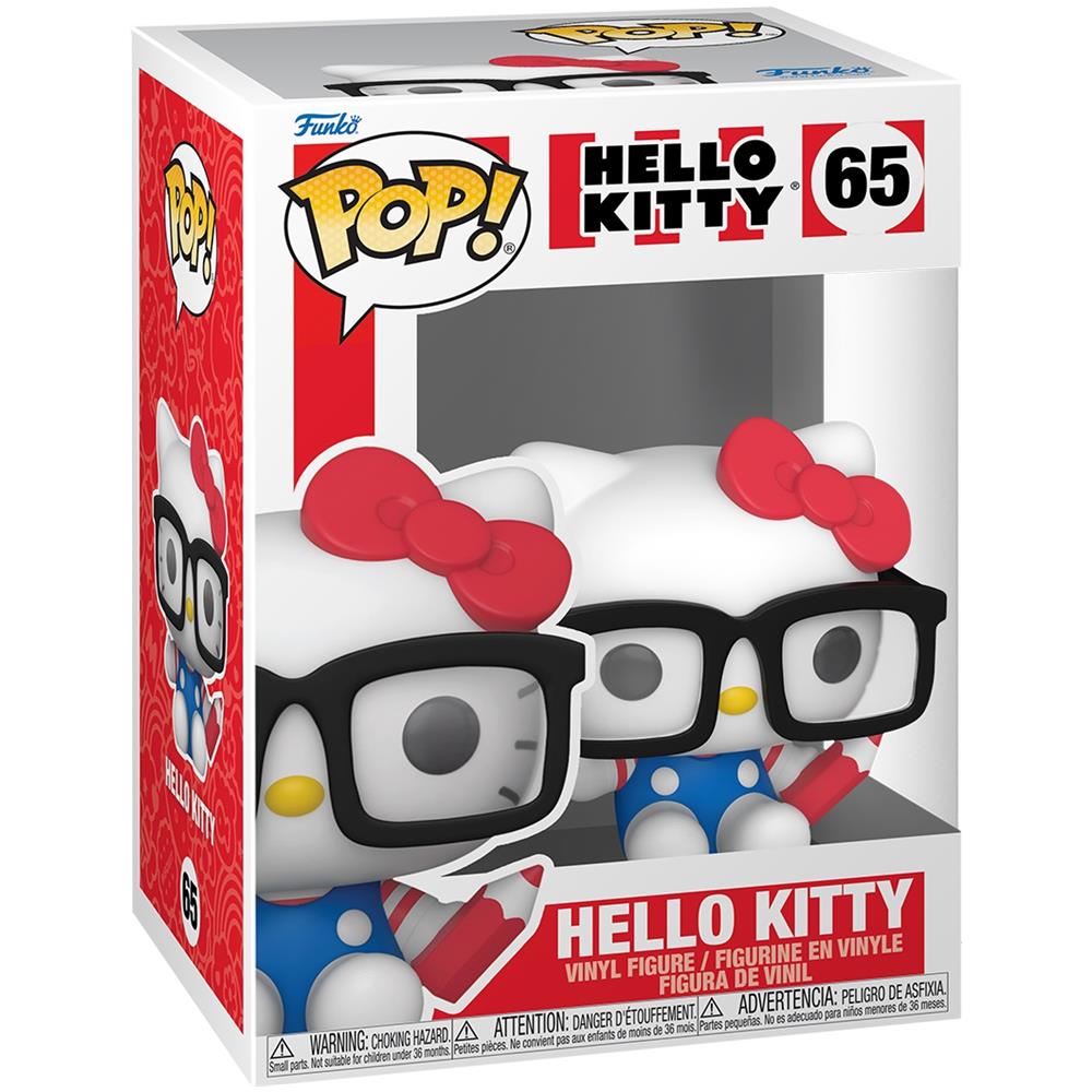 Hello Kitty Pop! Sanrio Vinyl Figure Hello Kitty Nerd 9 Cm - Foto 2