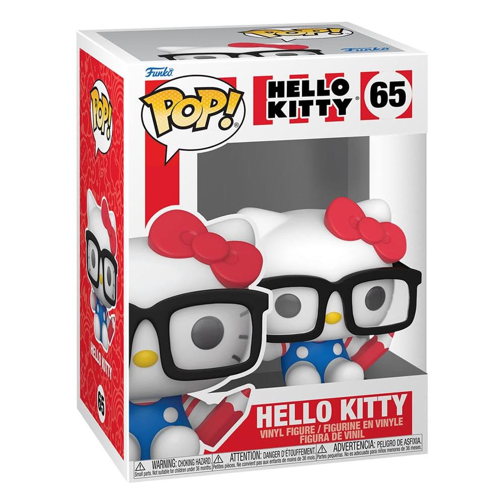 Hello Kitty Pop! Sanrio Vinyl Figure Hello Kitty Nerd 9 Cm - Foto 1