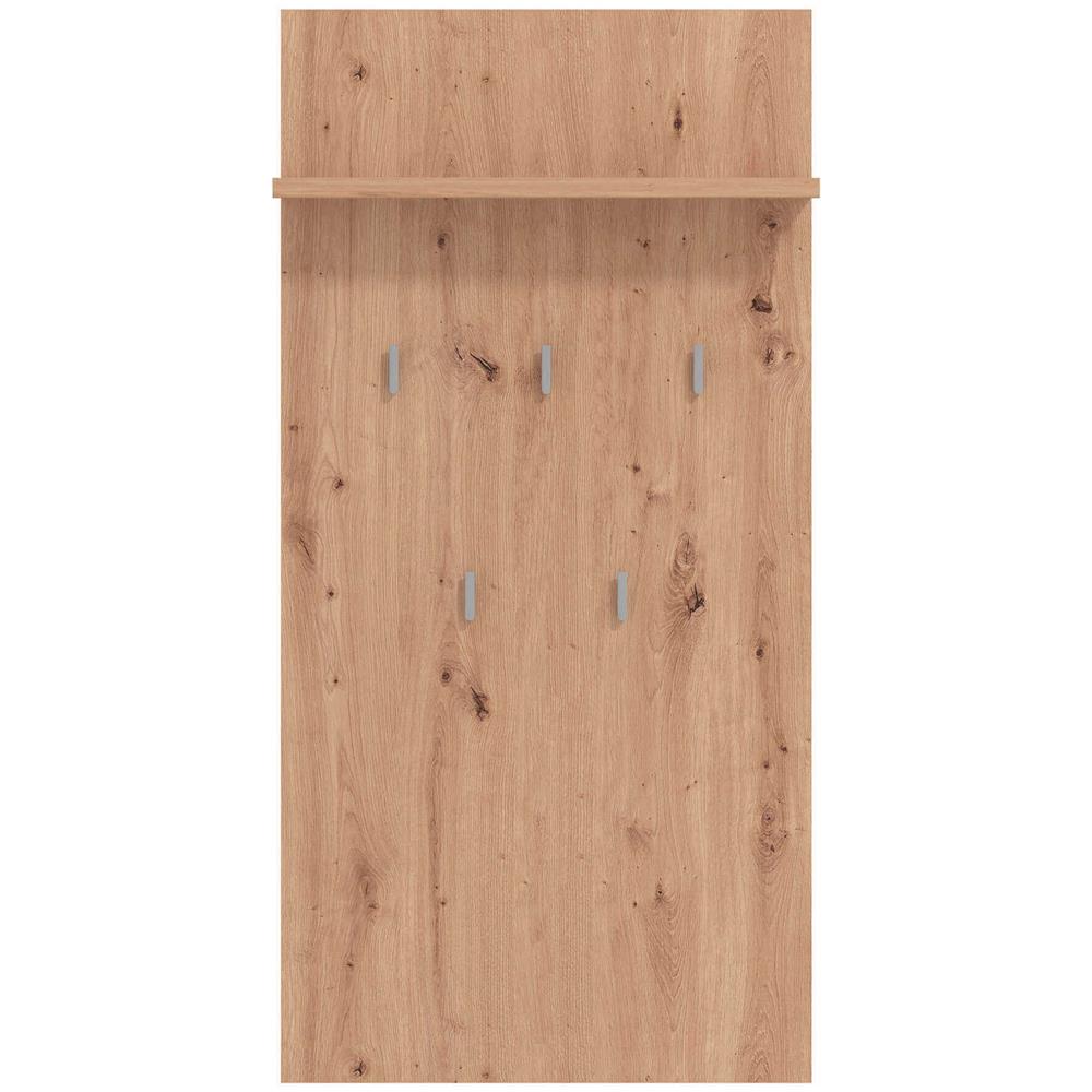 Mobile Ingresso Appendiabiti Moderno Con Mensola Di Design Moderno Industrial Cm 67,2 X 19,6 X 1370 H - Foto 3