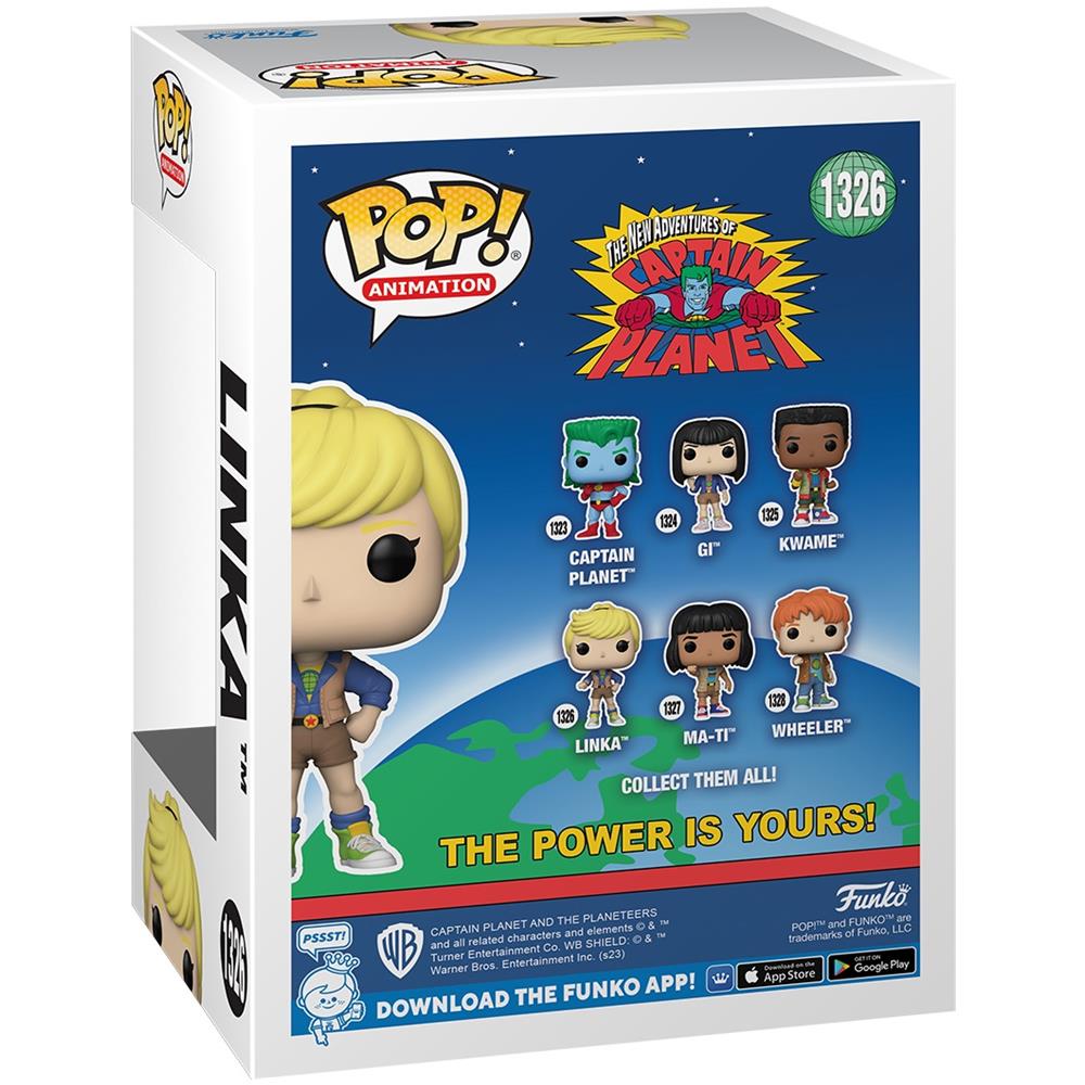 Captain Planet And The Planeteers Pop! Animation Figure Linka 9 Cm - Foto 2