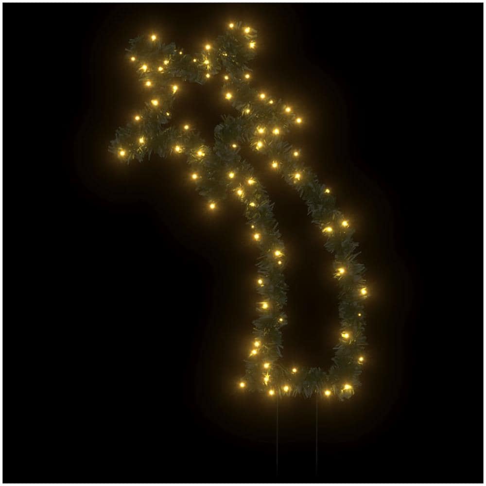 Luce Decorativa Natale Con Picchetti Stella Cadente 80led 62cm - Foto 2