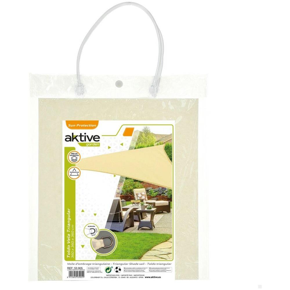 Tenda Aktive Triangolare 360 X 0,3 X 360 Cm Poliestere (6 Unità) - Foto 4