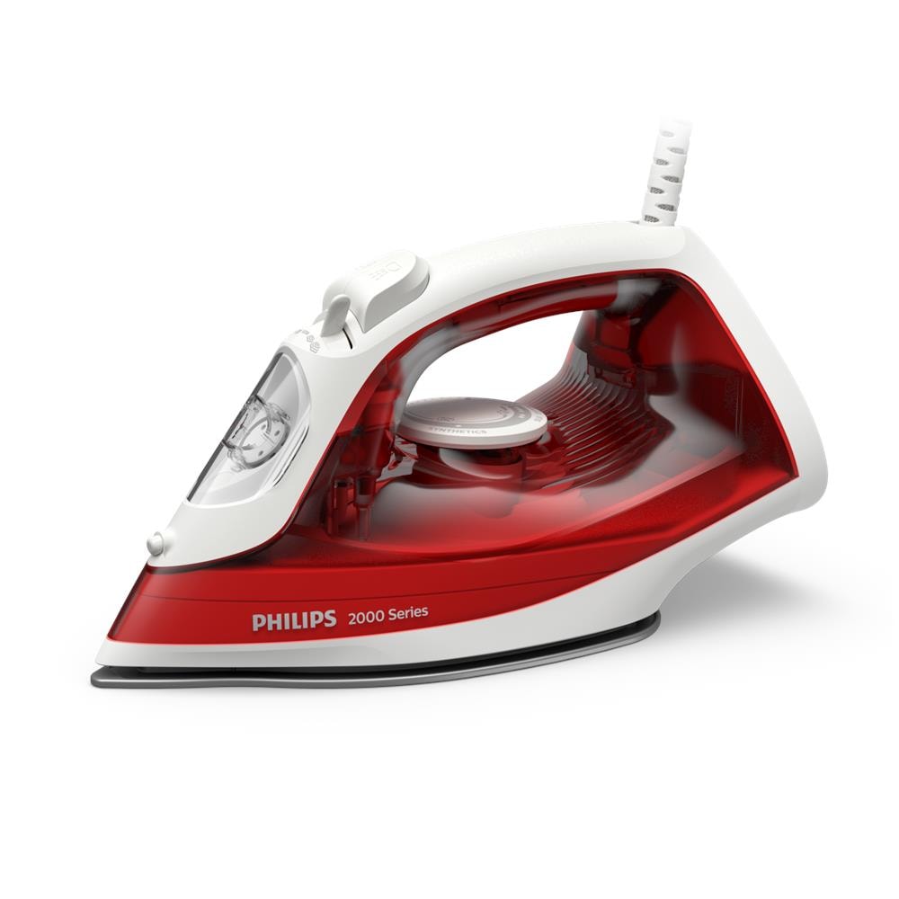 Ferro da Stiro a Vapore DST2010/40 Capacità 0.25 Litri Potenza 2000 Watt Colore Rosso / Bianco - Foto 1