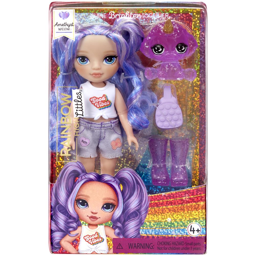 Rainbow High Littles Dolls- Amethyst (Purple) - Foto 8