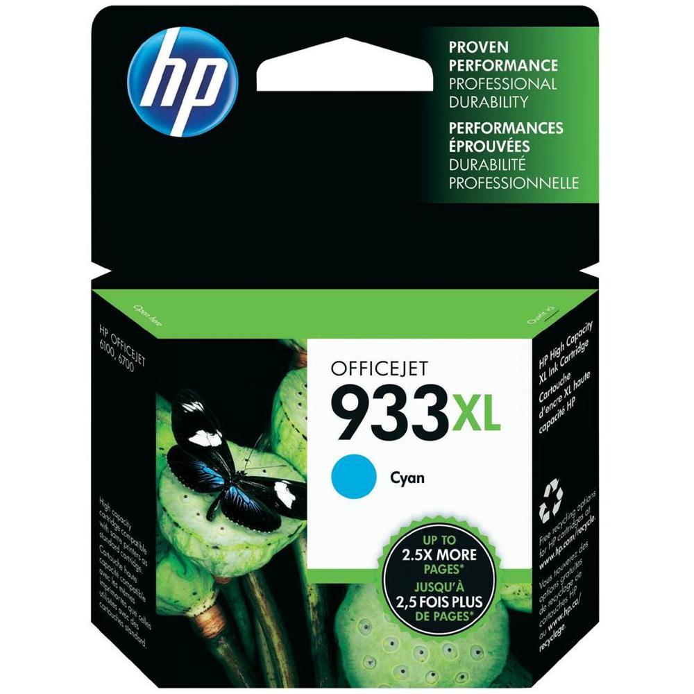 CN055aa Cartuccia Ink Originale 933XL Ciano Officejet 6100 7110 Capacità 825 Pagine - Foto 1