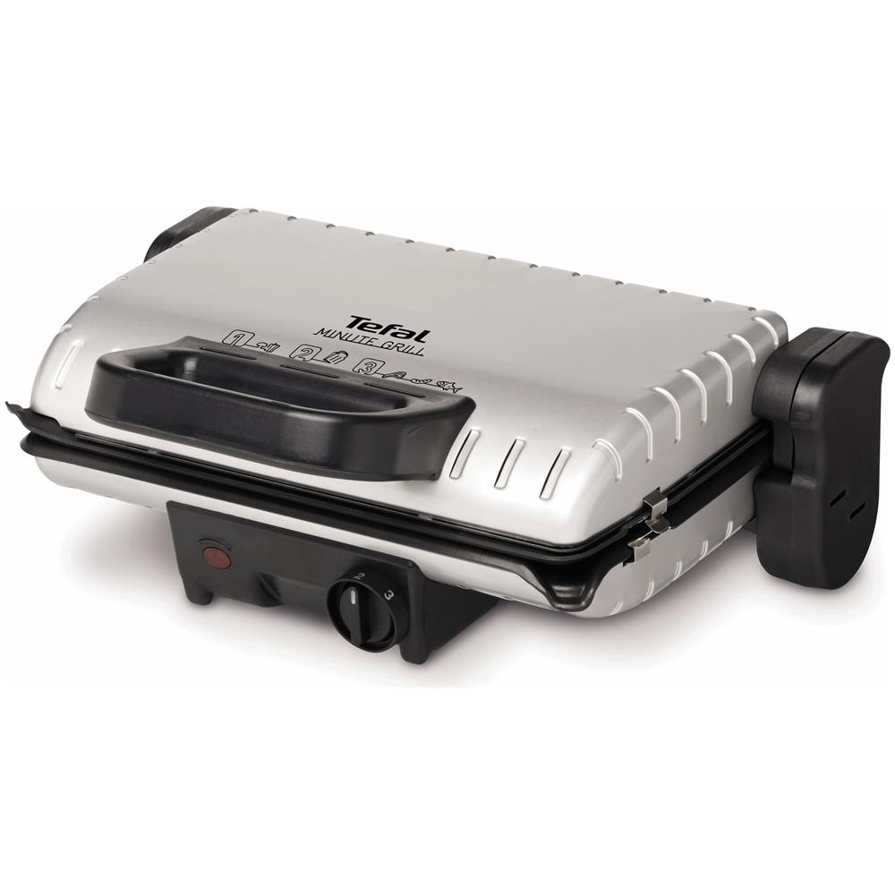 Minute Grill GC2050 Griglia di contatto Da tavolo Elettrico 1600W Nero, Argento - Foto 1