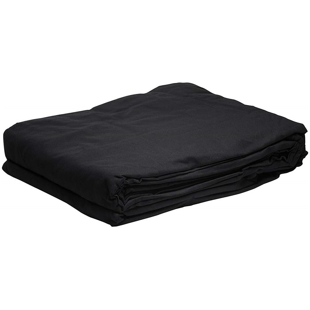 Y-9 Fondale In Tessuto 4x6m Nero - Foto 1