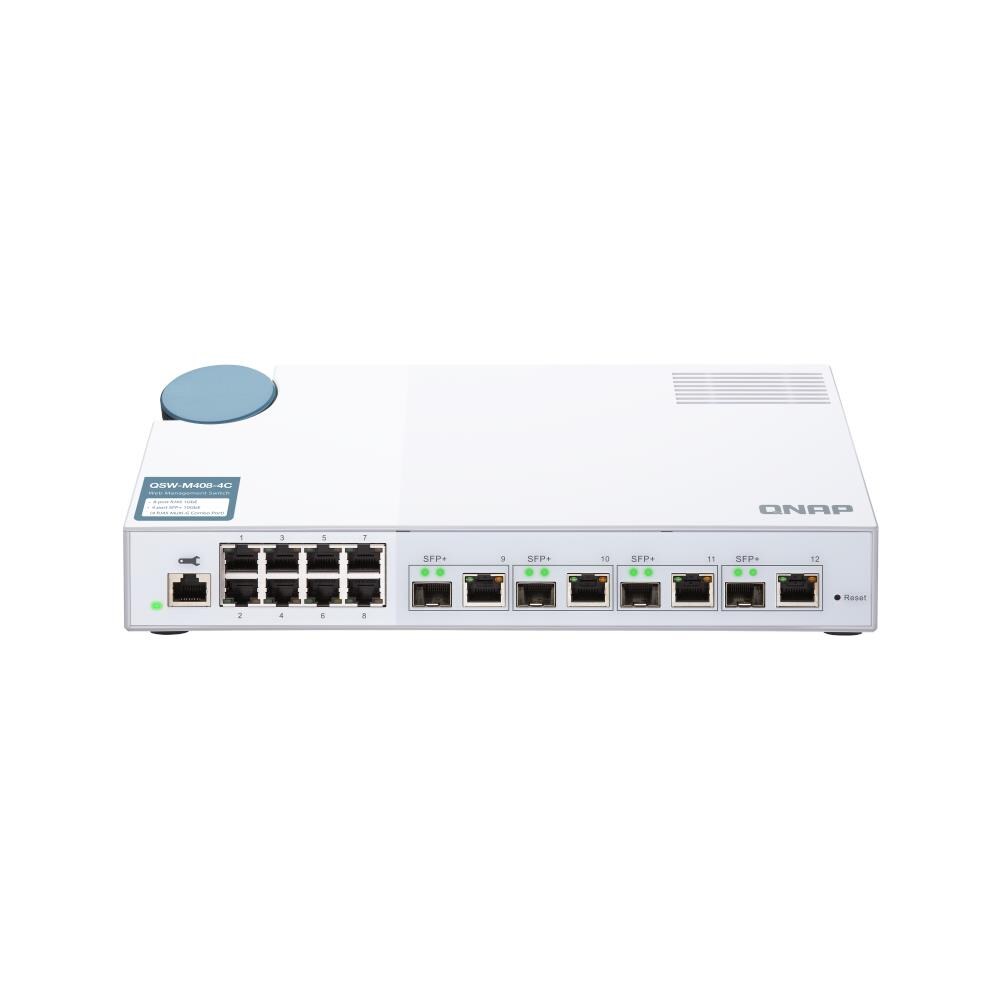 Switch QSW-M408-4C 8 Porte Gigabit 10 / 100 / 1000 con 4 Porte SFP - Foto 2