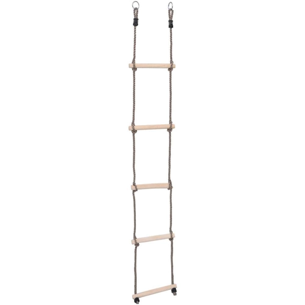 Scala a 5 Gradini 210 cm in Legno Massello di Pino - Foto 2