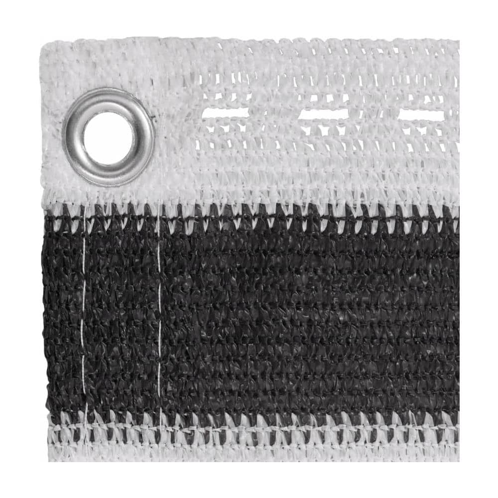 Paravento da Balcone HDPE 90x500 cm Antracite e Bianco - Foto 5