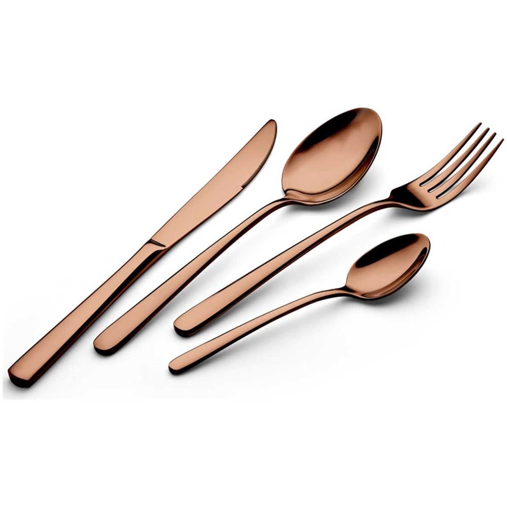 Posate 16 Pezzi Bh-2615 Oro Rosa - Foto 2