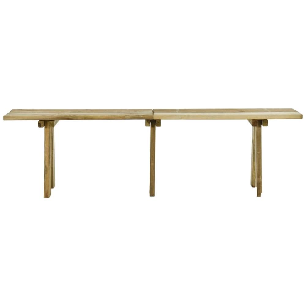 Panchina da Giardino 160 cm in Massello di Pino Impregnato - Foto 3