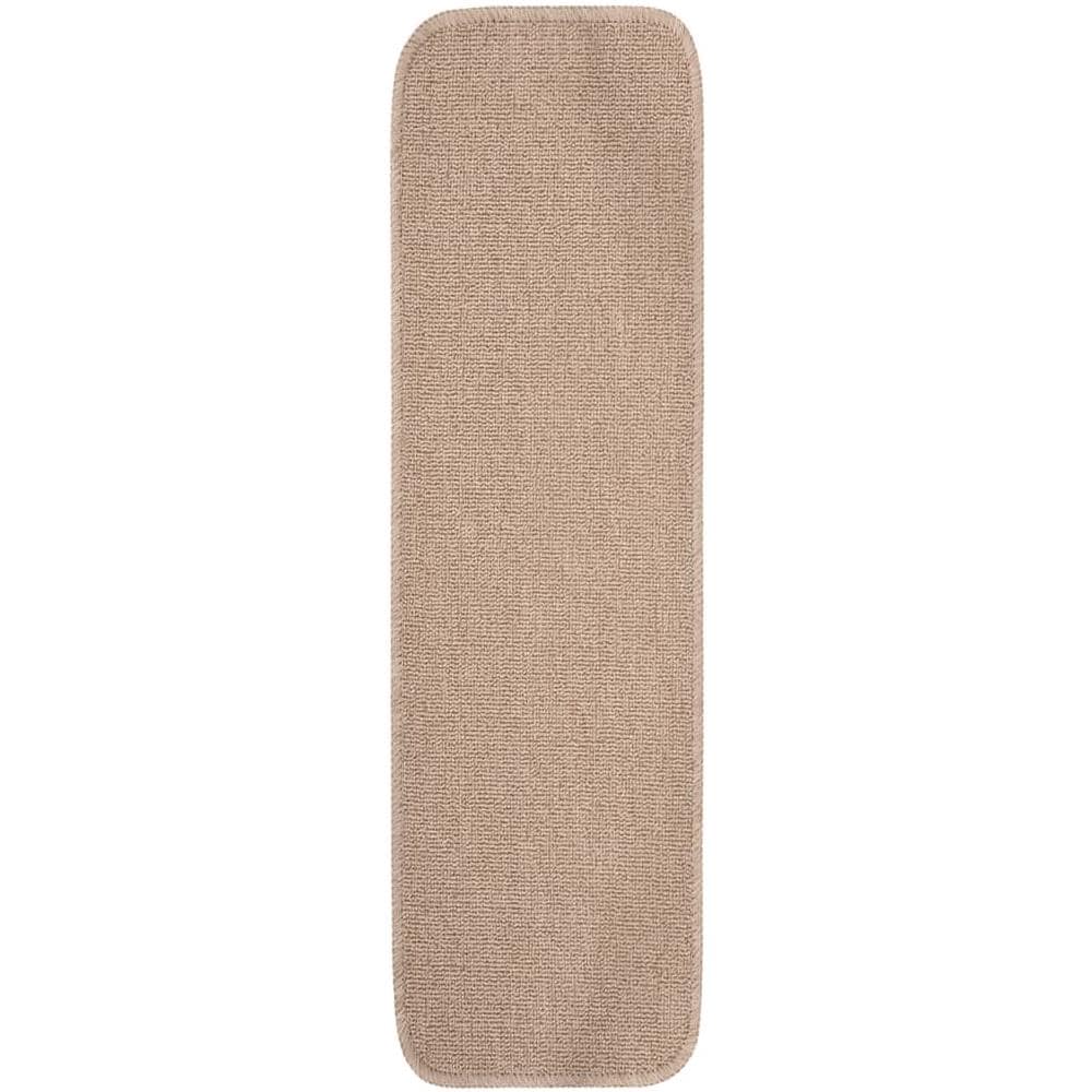 Tappetini Scale Antiscivolo 15 Pz 75x20 Cm Beige Rettangolari - Foto 2